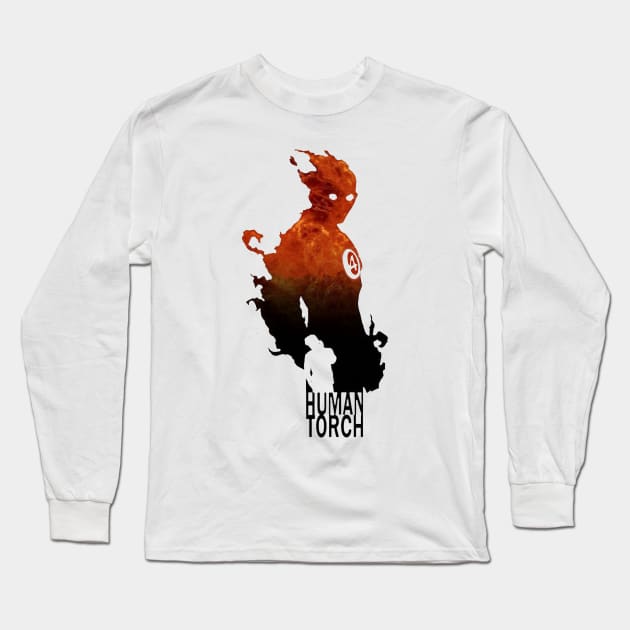 human torch Long Sleeve T-Shirt by rafifgood